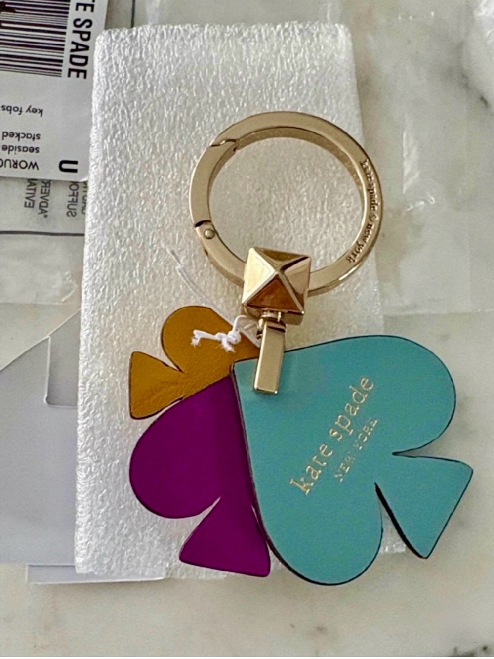 Kate Spade Seaside Stacked
Spade Keyfob Chain Keychain Bag
Charm - NWT - Picture 4 of 12